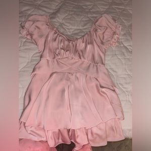 American Threads pink wrap romper